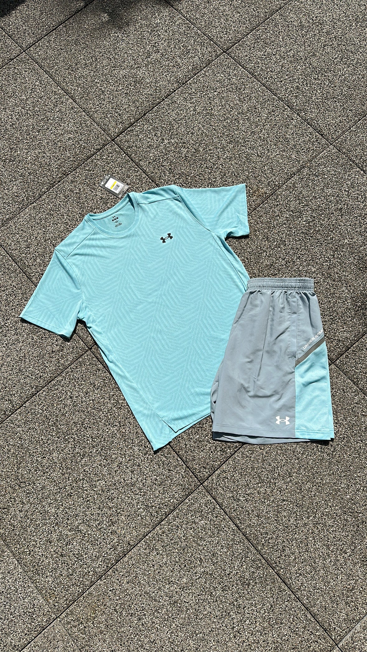 Under Armor Short T-shirt Bleu