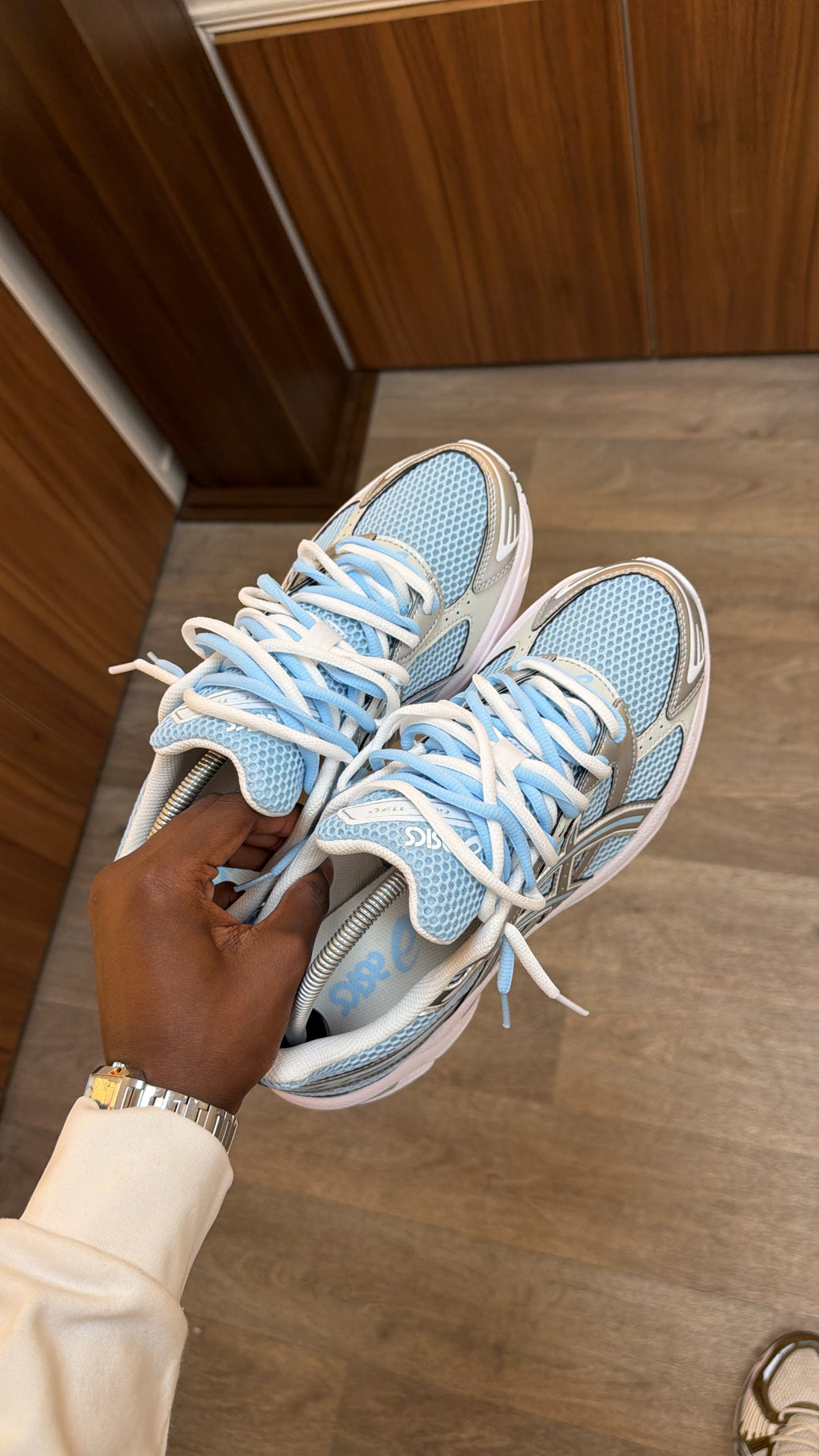 ASICS Gel-1130 Faded Blue — Double Lacet