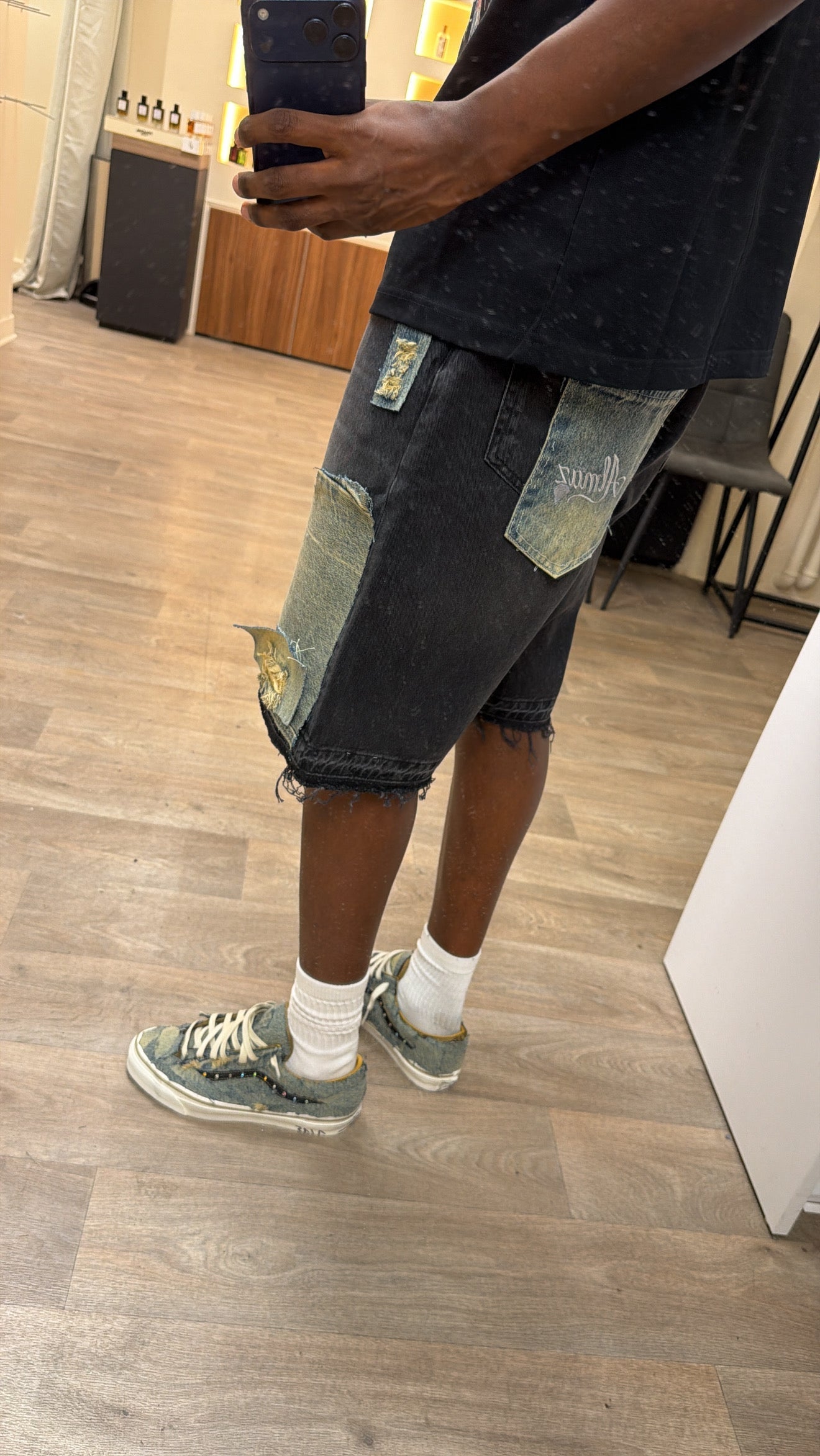 Short Jeans Destroy Custom Almaz Limited