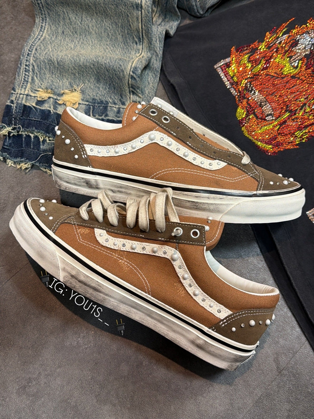 Vans LX Old Skool 36 Pearlized Pack Vintage Cocoa Brown
