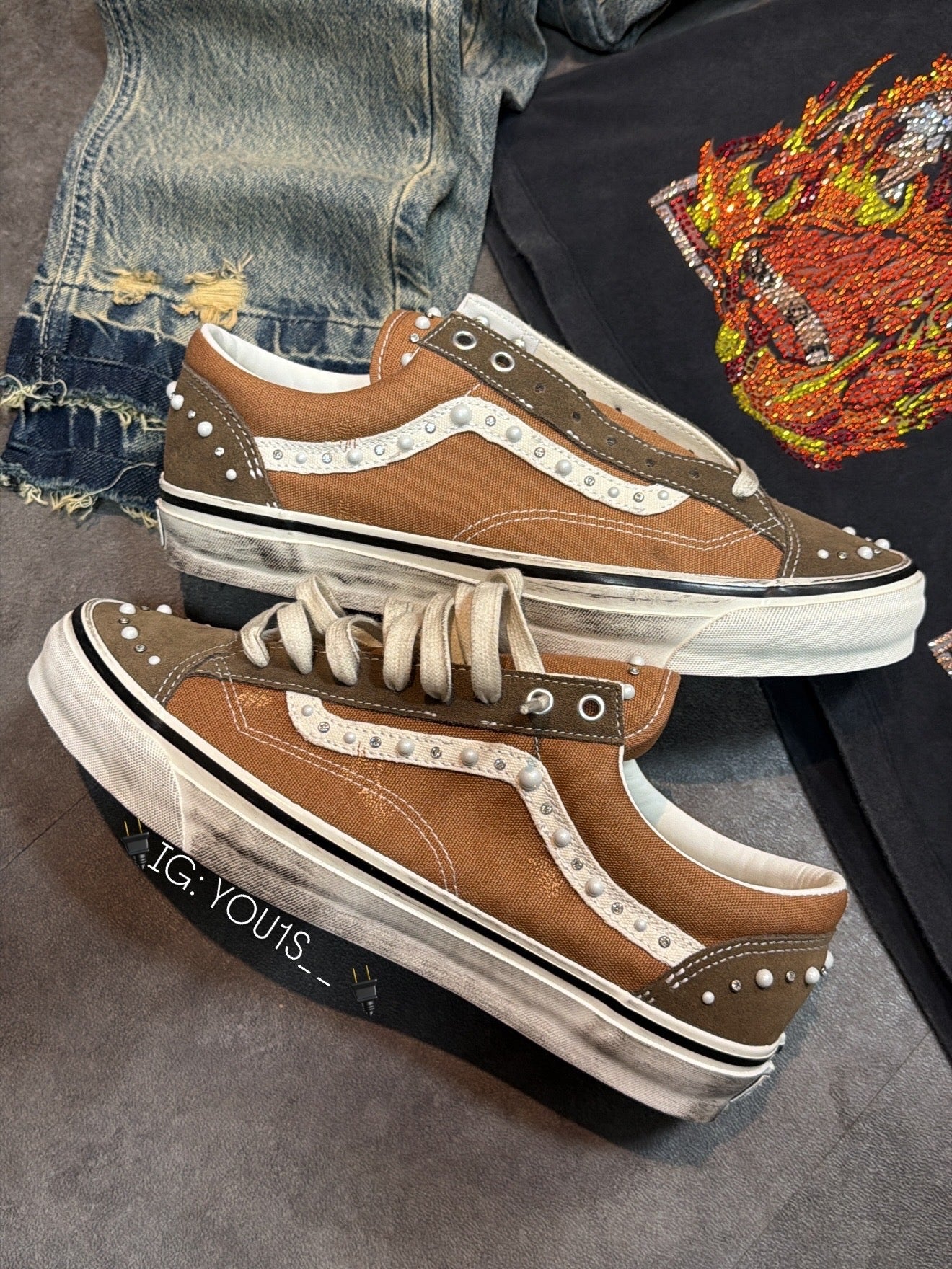 Vans LX Old Skool 36 Pearlized Pack Vintage Cocoa Brown