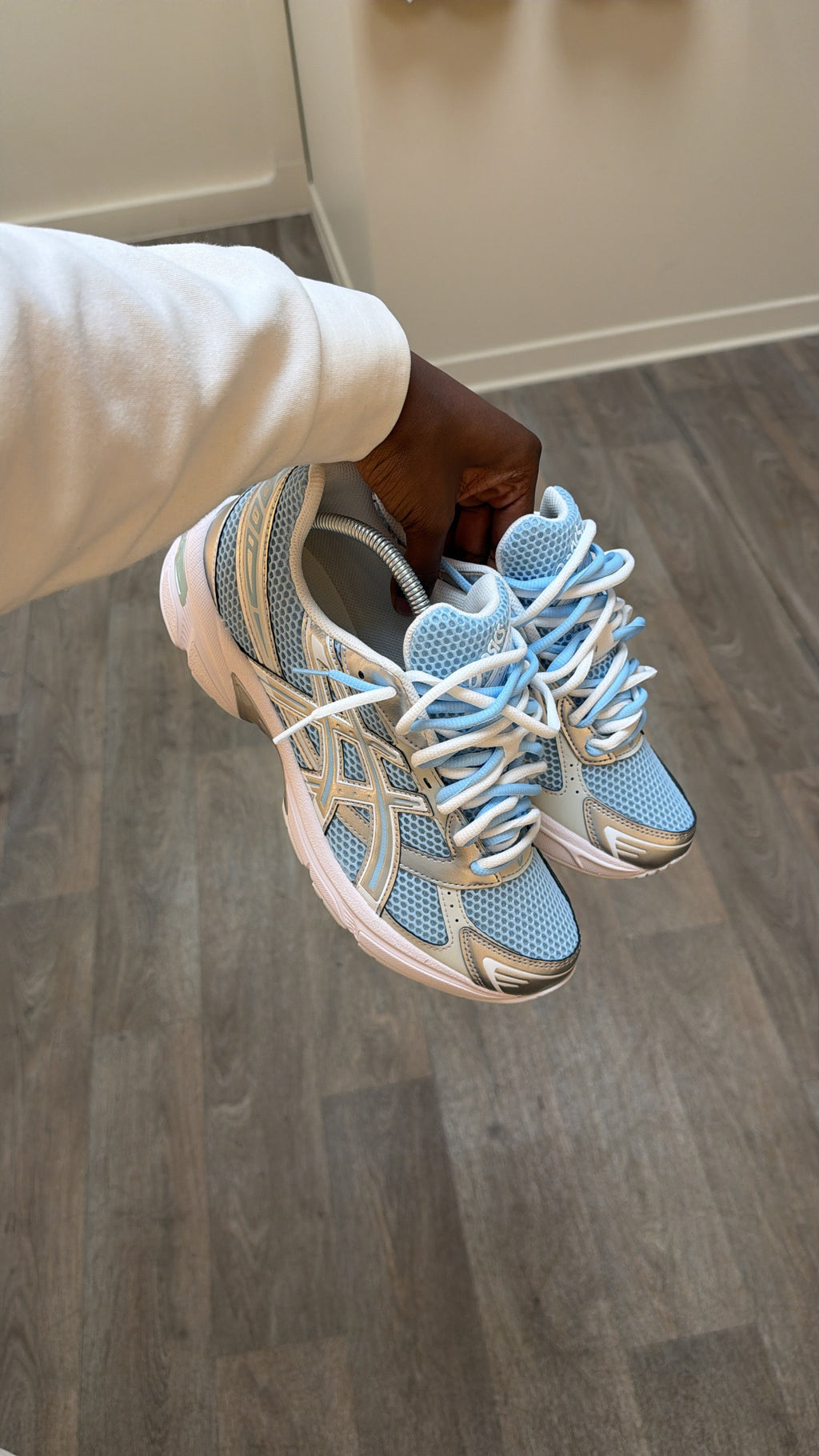 ASICS Gel-1130 Faded Blue — Double Lacet