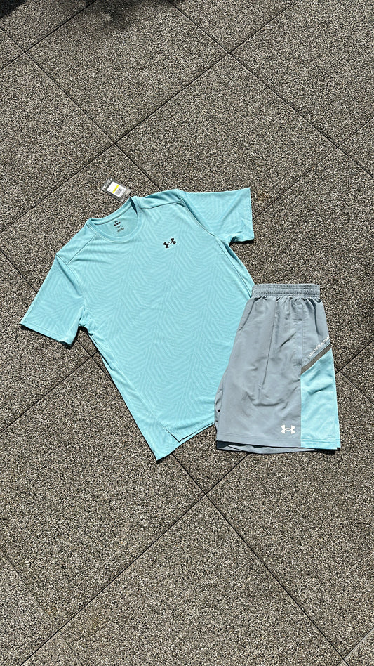 Under Armor Short T-shirt Bleu