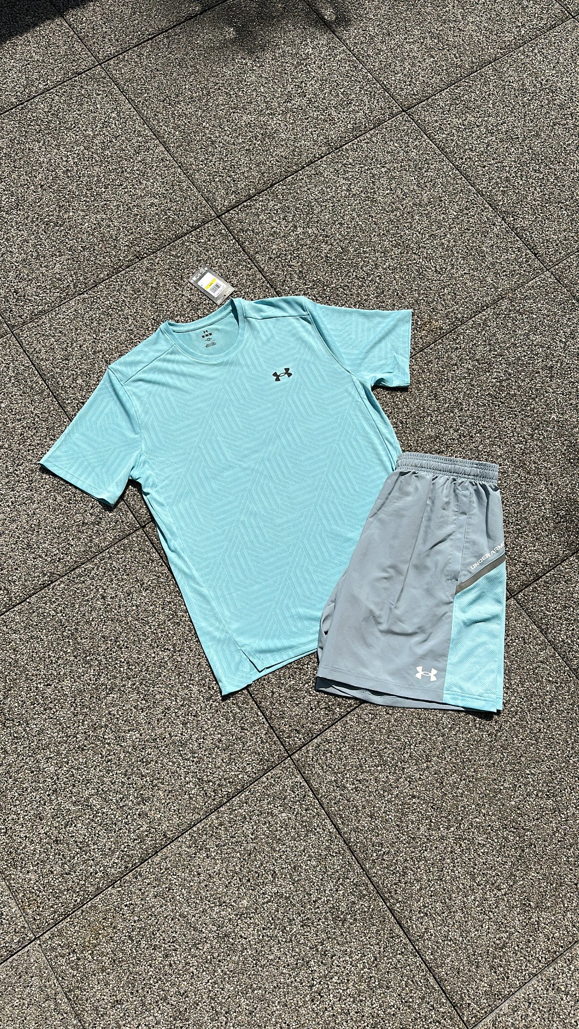 Under Armor Short T-shirt Bleu