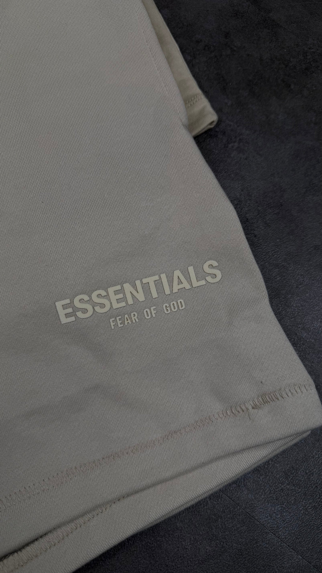 Short Fear of God Essentials SS22 Wheat