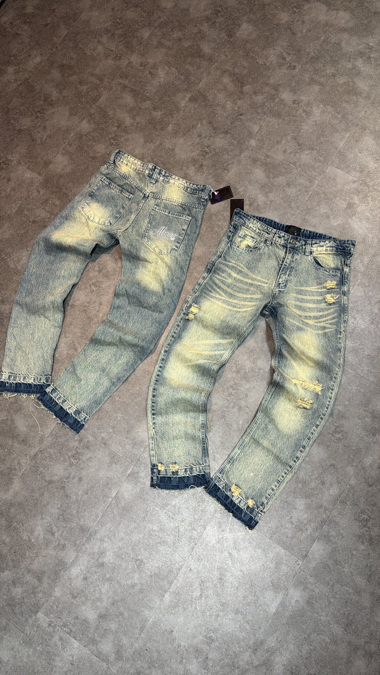 Jeans Almäz Délavé curv